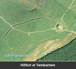 Hillfort at Twmbarlwm