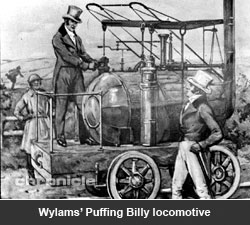 Wylams' Puffing Billy locomotive