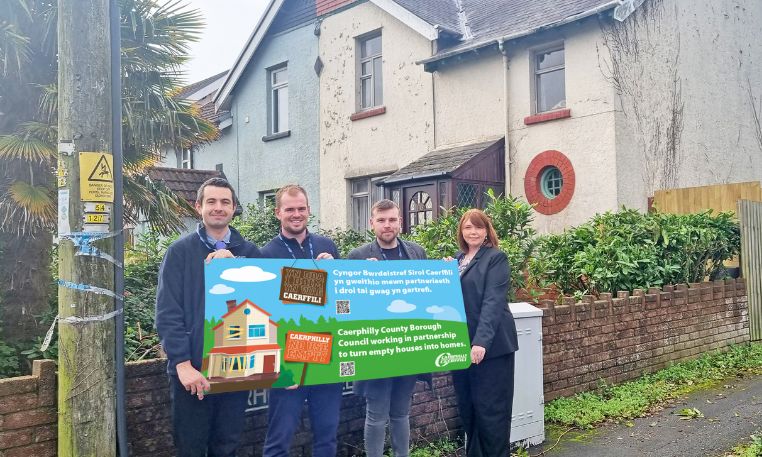 Houses turned into homes thanks to Caerphilly’s Empty Property Team