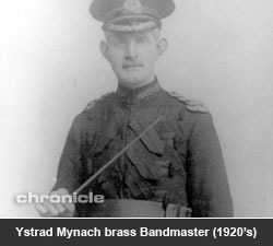 Ystrad Mynach Brass Bandmaster (1920's)
