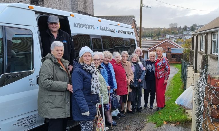 Woodfieldside group stays connected thanks to support from Caerphilly Council