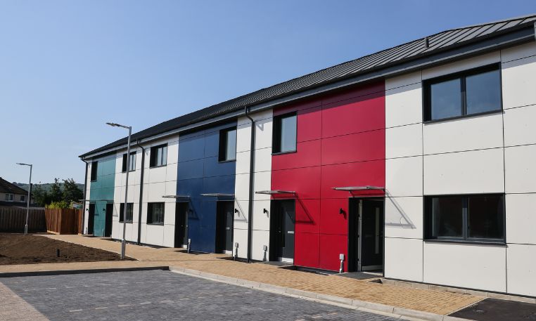 Caerphilly innovative housing development shortlisted at prestigious UK awards