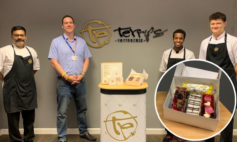 Terry’s Patisserie: a local award-winning food manufacturer supported by UK Government and CCBC
