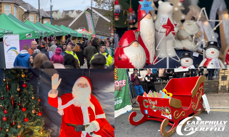 Caerphilly Borough’s first Winter Fair of 2022 deemed a great success filled with festive fun