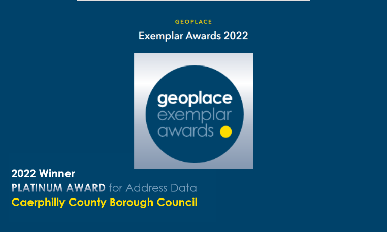 Caerphilly County Borough Council named winners at the 2022 Exemplar Awards