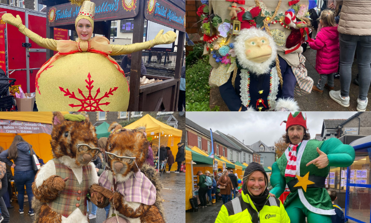 Successful first Winter Event of 2023 for CCBC took place in Ystrad Mynach Town Centre