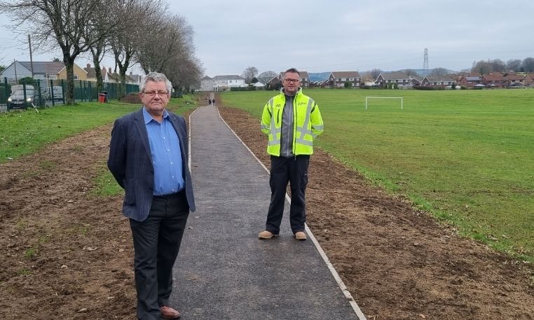 New path completed at Blackwood Showfield