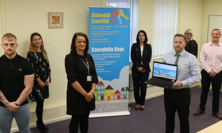 New website to help prevent homelessness in Caerphilly borough