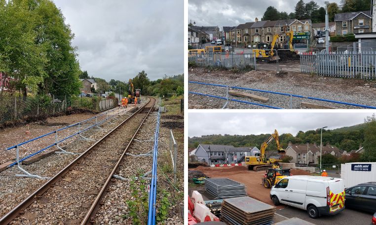 ​Passengers reminded to check before they travel as major upgrade work on the Ebbw Vale line continues