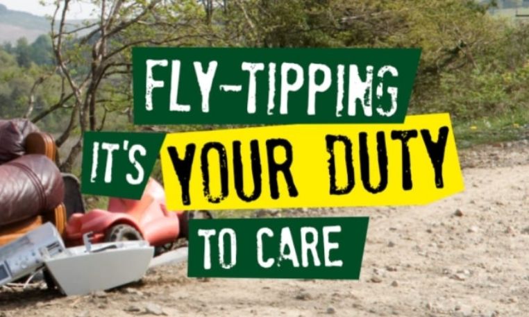 ​Caerphilly County Borough Council among top performing local authorities for fly-tipping fixed penalty notices in Wales