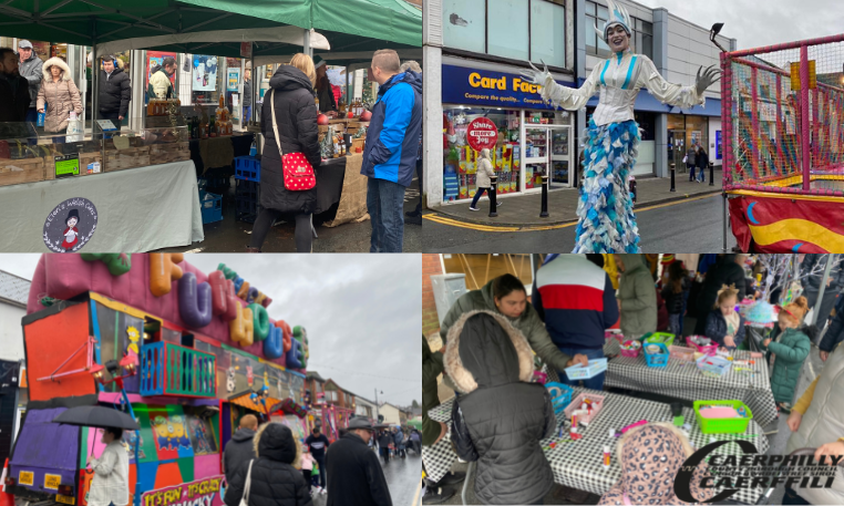 Blackwood Town Centre’s Winter Fair is the second successful event of the festive season for Caerphilly Borough