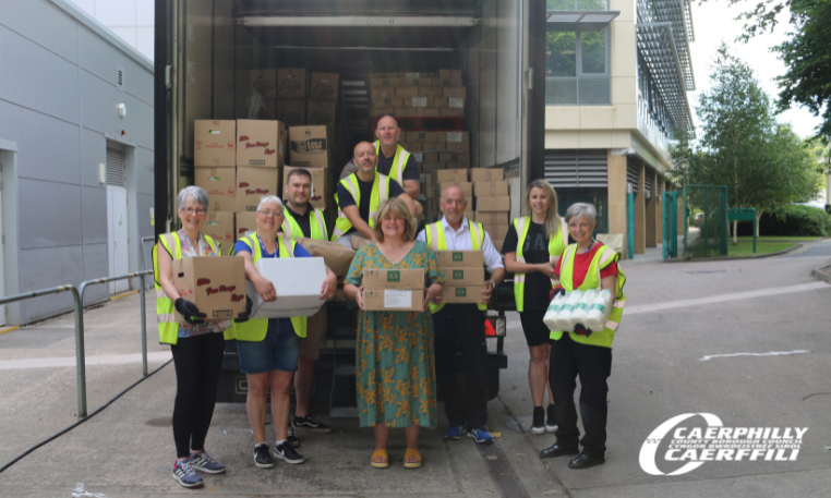 TWO MILLION free school meals delivered by Team Caerphilly