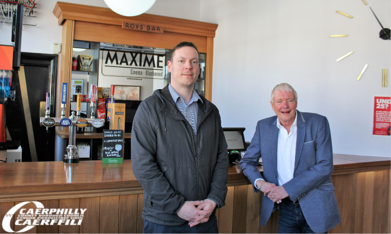 Blackwood’s Maxime Cinema Supported by CCBC’s Caerphilly Enterprise Fund