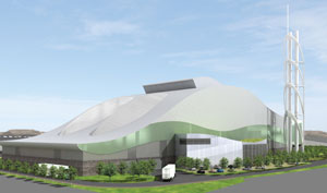 An artist impression of Viridor's proposed facility